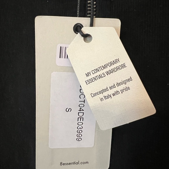 NWT Italian-Made Corduroy & Denim Bomber Jacket MSRP $248 - Picture 5 of 9